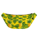 Yellow Tropical Pineapple Pattern Print Fanny Pack