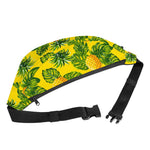 Yellow Tropical Pineapple Pattern Print Fanny Pack