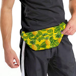 Yellow Tropical Pineapple Pattern Print Fanny Pack