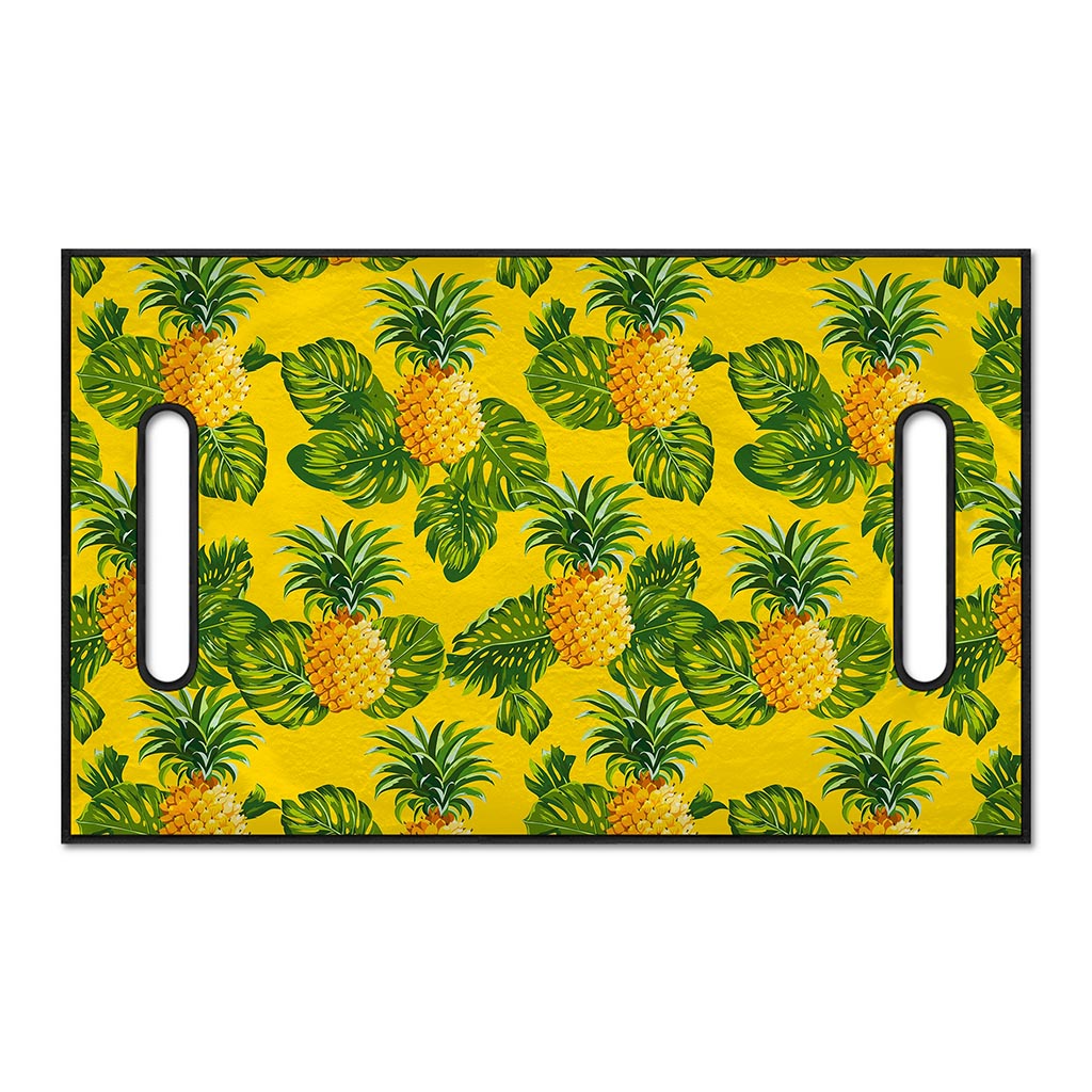 Yellow Tropical Pineapple Pattern Print Golf Cart Seat Cover