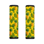 Yellow Tropical Pineapple Pattern Print Handle Covers
