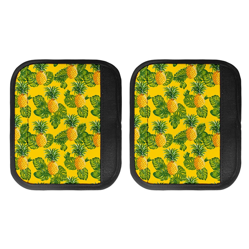 Yellow Tropical Pineapple Pattern Print Handle Covers