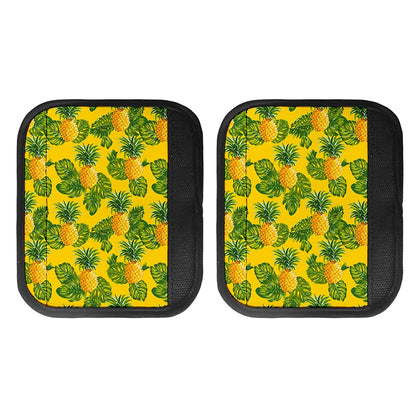 Yellow Tropical Pineapple Pattern Print Handle Covers