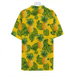Yellow Tropical Pineapple Pattern Print Hawaiian Shirt