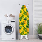 Yellow Tropical Pineapple Pattern Print Ironing Board Cover