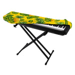 Yellow Tropical Pineapple Pattern Print Piano Keyboard Cover