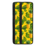 Yellow Tropical Pineapple Pattern Print Refrigerator Handle Covers