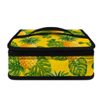 Yellow Tropical Pineapple Pattern Print Small Lunch Bag