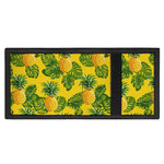 Yellow Tropical Pineapple Pattern Print Trifold Wallet