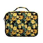 Yellow Tulip Floral Pattern Print Briefcase Bible Bag
