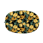 Yellow Tulip Floral Pattern Print Car Side Mirror Covers