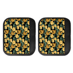 Yellow Tulip Floral Pattern Print Handle Covers