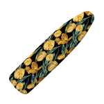 Yellow Tulip Floral Pattern Print Ironing Board Cover