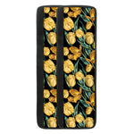 Yellow Tulip Floral Pattern Print Refrigerator Handle Covers