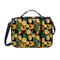 Yellow Tulip Floral Pattern Print Shoulder Strap Bible Bag