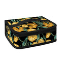 Yellow Tulip Floral Pattern Print Small Lunch Bag