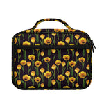Yellow Tulip Flower Pattern Print Briefcase Bible Bag