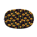 Yellow Tulip Flower Pattern Print Car Side Mirror Covers