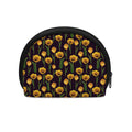 Yellow Tulip Flower Pattern Print Coin Purse