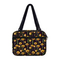 Yellow Tulip Flower Pattern Print Double Strap Bible Bag