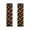 Yellow Tulip Flower Pattern Print Handle Covers