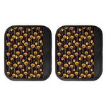 Yellow Tulip Flower Pattern Print Handle Covers