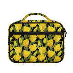 Yellow Tulip Pattern Print Briefcase Bible Bag