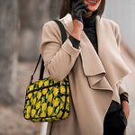 Yellow Tulip Pattern Print Double Strap Bible Bag