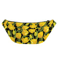 Yellow Tulip Pattern Print Fanny Pack
