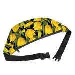 Yellow Tulip Pattern Print Fanny Pack