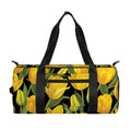 Yellow Tulip Pattern Print Gym Bag