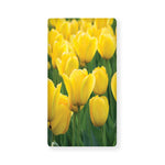 Yellow Tulip Print Baby Crib Sheet