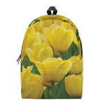 Yellow Tulip Print Backpack