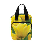 Yellow Tulip Print Bible Tote Bag