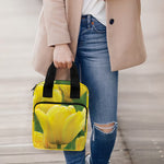 Yellow Tulip Print Bible Tote Bag