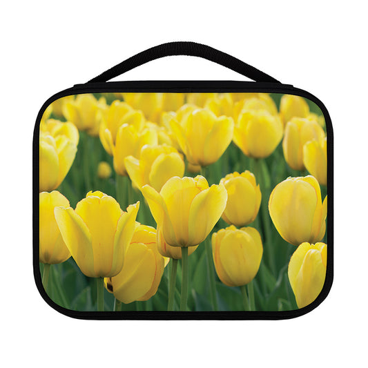 Yellow Tulip Print Classic Bible Case