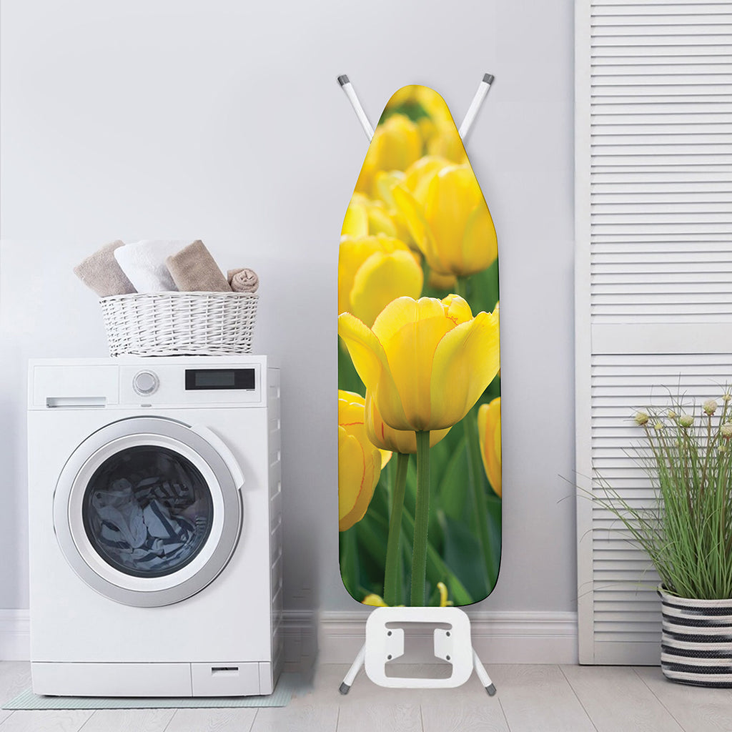 Yellow Tulip Print Ironing Board Cover