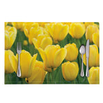 Yellow Tulip Print Placemat