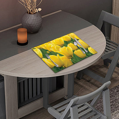 Yellow Tulip Print Placemat