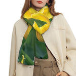 Yellow Tulip Print Scarf