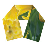 Yellow Tulip Print Scarf