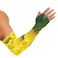 Yellow Tulip Print Sun Protection Arm Sleeves