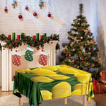 Yellow Tulip Print Tablecloth