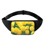 Yellow Tulip Print Waist Bag