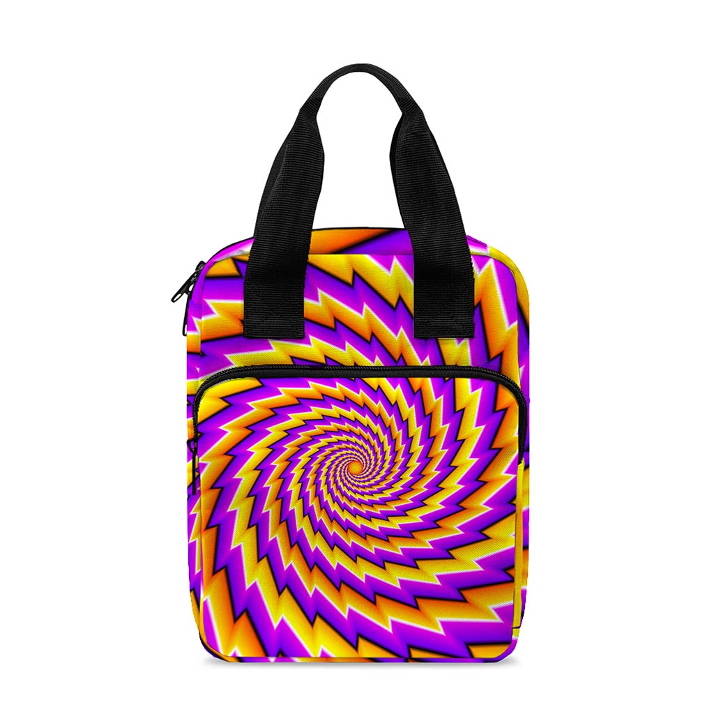 Yellow Twisted Moving Optical Illusion Bible Tote Bag