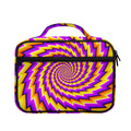 Yellow Twisted Moving Optical Illusion Briefcase Bible Bag