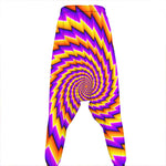 Yellow Twisted Moving Optical Illusion Hammer Pants