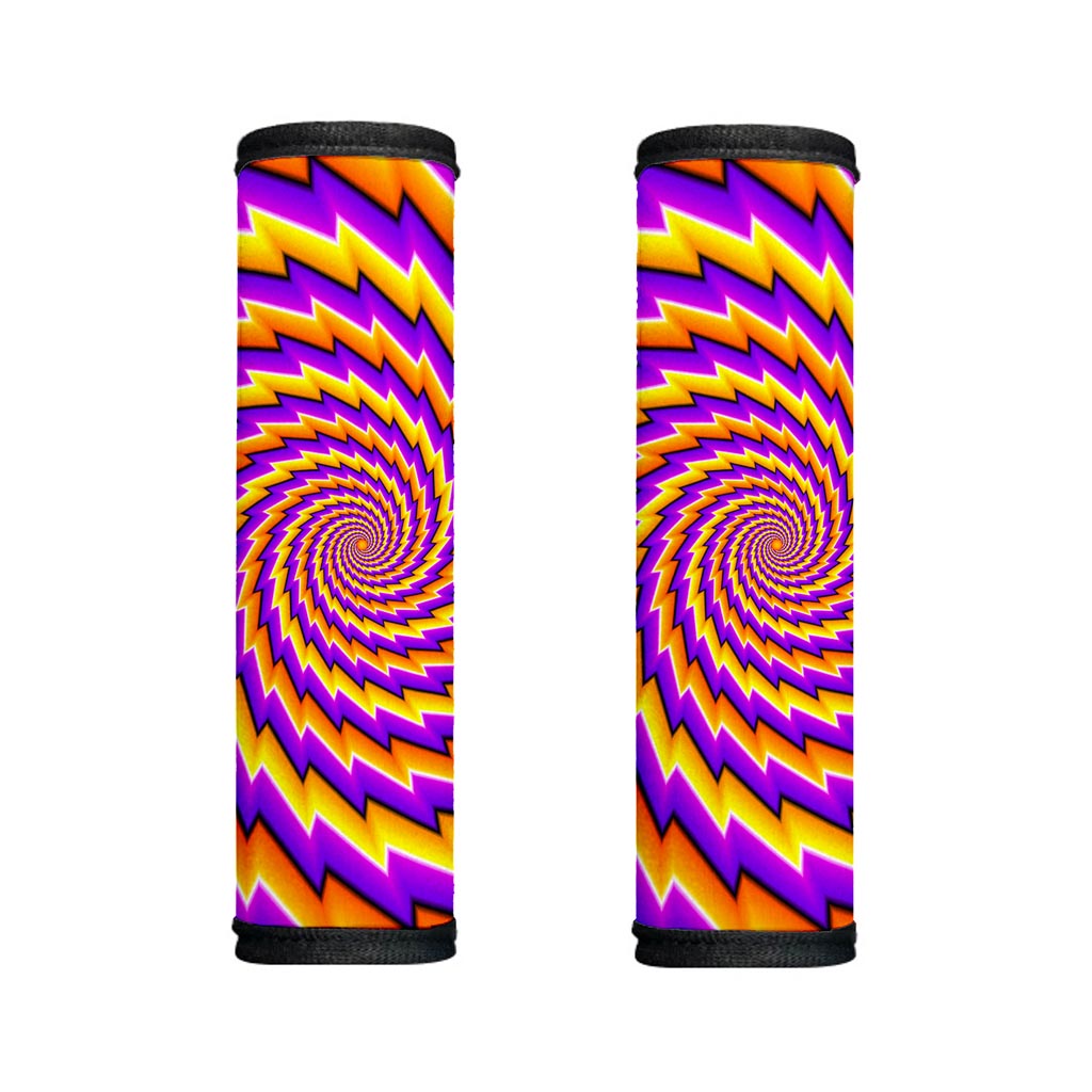 Yellow Twisted Moving Optical Illusion Handle Covers