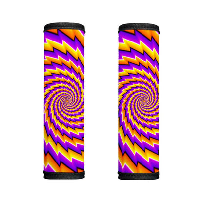 Yellow Twisted Moving Optical Illusion Handle Covers