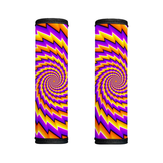 Yellow Twisted Moving Optical Illusion Handle Covers